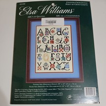 Elsa Williams ABC’s of Quilting Counted Cross Stitch 02188 10&quot;x14&quot; - £16.51 GBP