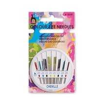 Pony Compact Chenille Coloured Eye Hand Sewing Needle  - $6.00