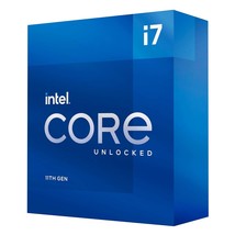 Intel Core i7-11700K Desktop Processor 8 Cores up to 5.0 GHz Unlocked LG... - £459.23 GBP
