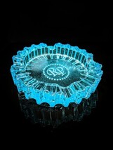 Rocky Patel Luminoso Aqua Glass Ashtray  10" Diameter NIB image 5