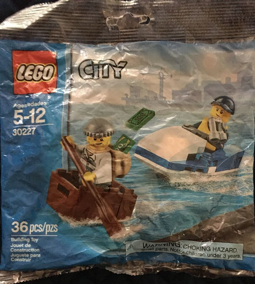 Lego City Police Watercraft Chase Polybag - PN 30227 - New - $12.00