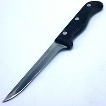 Vintage Kitchen Knife Royal Showcase Japan 6 1/2&quot; Knife 265157 Wood Handle  - £9.34 GBP