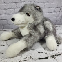 Folkmanis Timberwolf Full-Body Plush Hand Puppet Lifelike Gray Wolf Stor... - £31.06 GBP