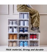 6-Layer Transparent Shoe Box Organizer, Foldable, Stackable, Dustproof S... - $1,387.31 MXN+