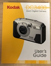 Kodak DC3400 Digital Camera Manual/User&#39;s Guide - $9.00