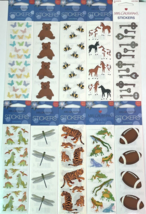 Mrs Grossmans Stickers Lot Animals Nature Butterfly Horse Dinosaur Vtg Y... - $22.76