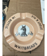Vintage Whitbread&#39;s Stout &amp; Ale In Bottle 5.25&quot; Ceramic Ashtray *Pre-Own... - €25,51 EUR
