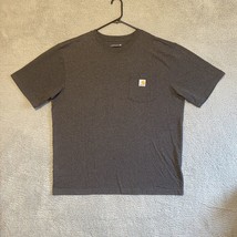 Carhartt Pocket Tee Shirt Mens XL Loose Fit Short Sleeve K87M Gray - £9.38 GBP