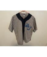  EBBETS FIELD Wool Flannel BASEBALL JERSEY Sz XL  DT - £108.24 GBP