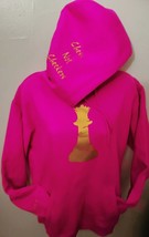 Female Sweat Shirt Hoodie New with Tags. Pink and Gold Size Large - $25.00