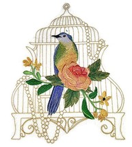 Nature Weaved in Threads, Amazing Birds Kingdom [Birdcage with Bluebird] [Custom - £16.50 GBP