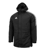 Adidas Condivo 22 Stadium Jacket Padding Men&#39;s Sports Black Asian Fit NWT H21252 - £120.82 GBP