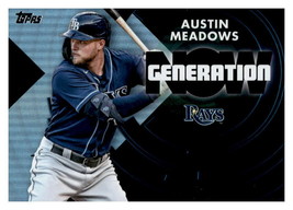 2022 Series 1 Generation Now #GN-25 Austin Meadows Tampa Bay Rays - £1.16 GBP