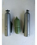 1960S VINTAGE HASBRO GI JOE FLAME THROWER BOTTLE &amp; SCUBA TANKS - $19.39