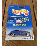 Hot Wheels - Mercedes 540K # 164  ***New On Card**Blue Metal Flake Paint... - $92.37 MXN