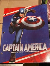 2011 School Folder: Captain America The First Avenger 11.94&quot; X 9.31&quot; *NE... - £7.96 GBP