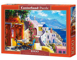 1000 Piece Jigsaw Puzzle, Afternoon on the Aegean Sea, Santorini, Greece, Summer - £15.16 GBP