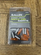 Allen Carbon Arrow Nocks And Inserts - £7.69 GBP