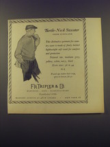 1956 F.R. Tripler &amp; Co. Turtle-Neck Sweater Advertisement - £14.50 GBP