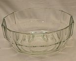 Clear Glass Serving Bowl Table Centerpiece 12 Sided Heavy 9" x 3-5/8" - $39.59