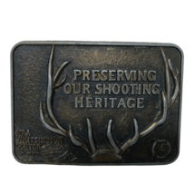 VTG NRA Preserving Our Shooting Heritage Buckle Whittington Center Antle... - £19.38 GBP