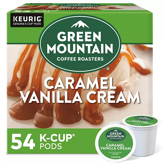 Green Mountain Coffee K-Cups, Caramel Vanilla Cream (54 ct.) - £16.51 GBP