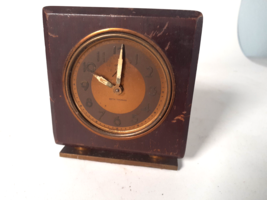 Vintage 1930s Seth Thomas Alarm Clock, Art Deco, Wood Case, Not Running,... - $13.10