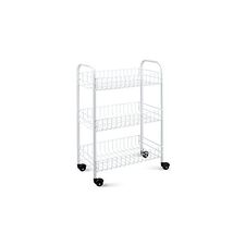 Metaltex Sienna Rolling Cart, Plastic Coated, 3 Baskets  - $66.00