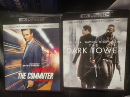 Lot Of 2 :The Dark Tower + The Commuter (4K Ultra HD/Blu-ray) No Digital - £12.39 GBP