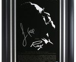 Jamie foxx signed framed 11x17 ray poster photo bas holo 0 thumb155 crop