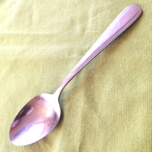 Stanley Roberts Rogers Co Stainless Beaded Elegance Soup Spoon 6 7/8" #96984 - $2.96