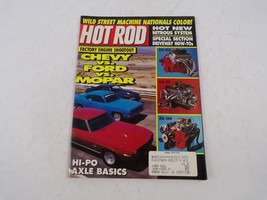 October 1992 Hot Rodding Magazine Wild Street Machine Nationals Color! Factor - £9.58 GBP