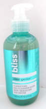 Clarifying Skin Cleanser Clear Genius Gel Brazilian Sea Water BLISS 6.4 oz 190ml - £11.86 GBP