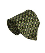 Ermenegildo Zegna Italy Men&#39;s Designer Silk Tie Geometric Pattern - £17.84 GBP