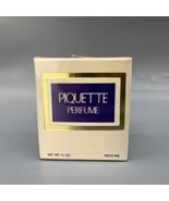 Vintage Piquette Eau de Perfume Extract 1/2 oz 15 ml Pierre Vivion Seale... - $17.64 CAD