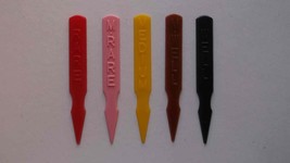 New - 3.5 inch/8.75 cm Multi-Color Plastic Post / Steak / Meat Marker 9 ... - £443.80 GBP