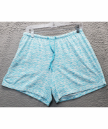 Coral Bay Swim Shorts Womens Medium Multi Geometric Side Slit Outdoor Dr... - $20.33