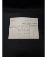 1864 Ball &amp; Thompson Billhead Springfield Vermont Scythe Tool Manufacturers - $18.52