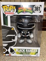 Funko POP! Television Power Rangers Black Ranger #361 Vinyl Figure (box damaged) - £34.94 GBP