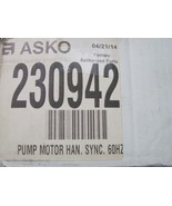 ASKO Dishwasher Drain Pump Part # 230942 New - £54.57 GBP