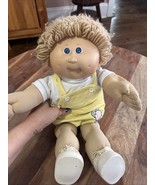 Vintage Cabbage Patch Kid Boy HTF Loop Wheat Hair Blue Eyes Head Mold #9... - $136.63 CAD