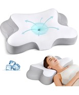 Cervical Neck Pillow Ergonomic Neck Pillow for Pain Relief Cooling Memor... - $85.97