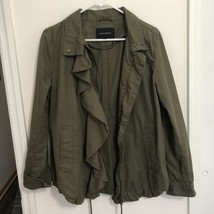 Banana Republic Military Safari Jacket Women’s Size M Olive Green Fatigue - £20.59 GBP