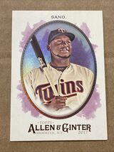 MIGUEL SANO 2017 Topps Allen &amp; Ginter Hot Box Foil #277 Twins - $2.39