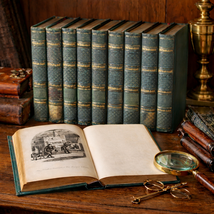 Antique Charles Dickens Uniform Edition Set Chapman &amp; Hall London 1865 V... - $289.10