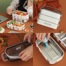 (White) Bento Box Adult Lunch Box (74 Oz Large Capacity) - £39.16 GBP
