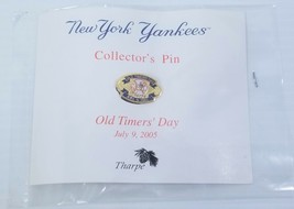 V) New York Yankees Stadium Give-Away July 9 2005 Old Timers Day Collector&#39;s Pin - £3.88 GBP