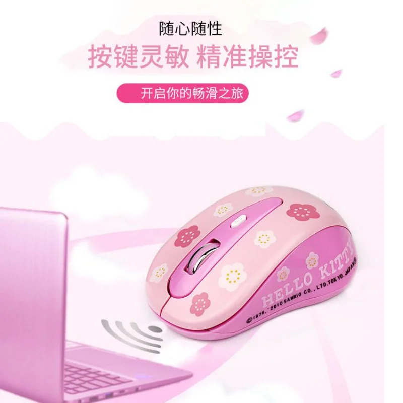 Sanrio bluetooth mouse mini pc laptop accessories Hello Kitty wireless mouse - £16.63 GBP+