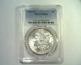 1898-O Morgan Silver Dollar Pcgs MS64 Nice Original Coin Bobs Coins Fast Ship - $115.00