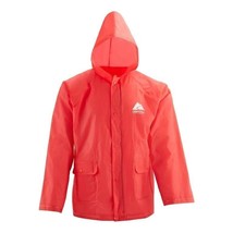 Ozark Trail Adult Unisex Red Rain Jacket Hood Size Small Medium - $12.99